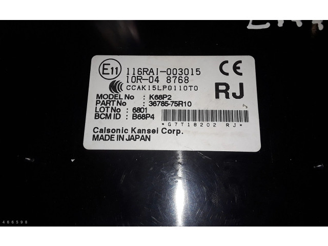 Řídící jednotka 3678575r10   Suzuki Ignis 2017