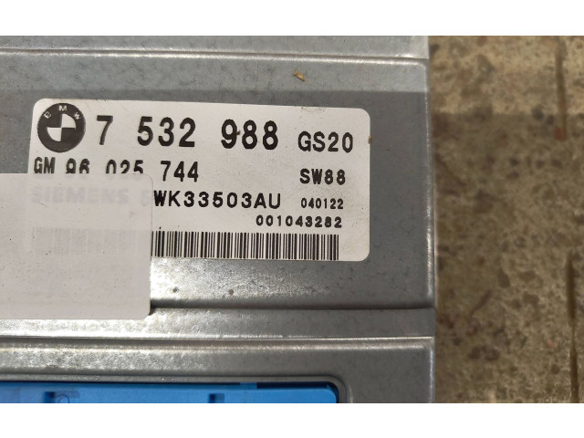 Блок управления коробкой передач 7532988, WK33503AU BMW X3 E83