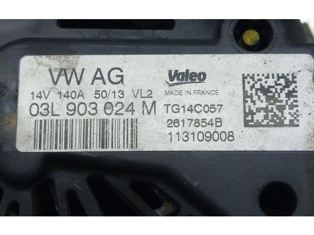 Генератор 03L903024M, TG14C057 Volkswagen Caddy