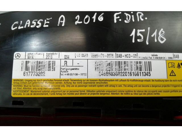 Подушка безопасности в сиденье 617773202   Mercedes-Benz A W176