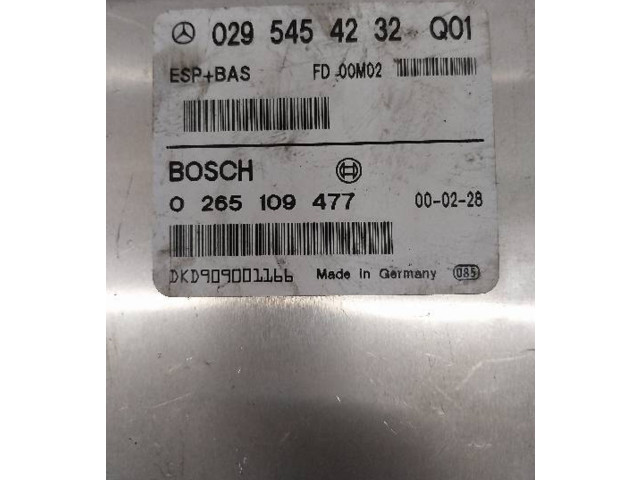 Блок управления АБС 0295454232Q01   Mercedes-Benz A W168