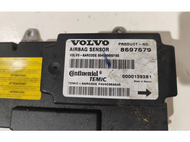 Блок подушек безопасности 8697679, 00001393B1   Volvo V50