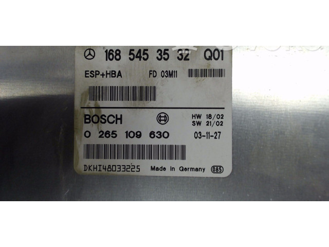 Блок управления АБС 1685453532 Mercedes-Benz A W168