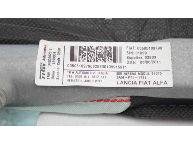 Боковая подушка безопасности 505189790 Alfa Romeo Mito