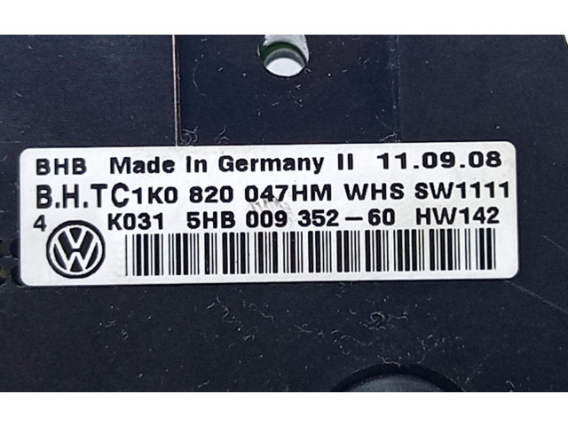 Блок управления климат-контролем 1K0820047HM   Volkswagen Golf Plus