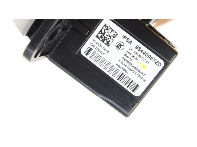 Селектор переключения передач 98440967ZD   Peugeot 2008 II   