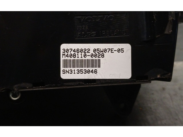 Блок управления климат-контролем 30746022, 30746022   Volvo XC70