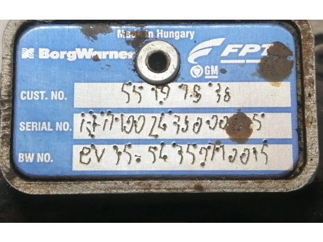 Turbodmychadlo Турбина Opel Astra H