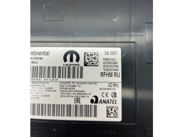 Pojistková skříňka 68500152AA, A2C97654700 Dodge Durango 2018