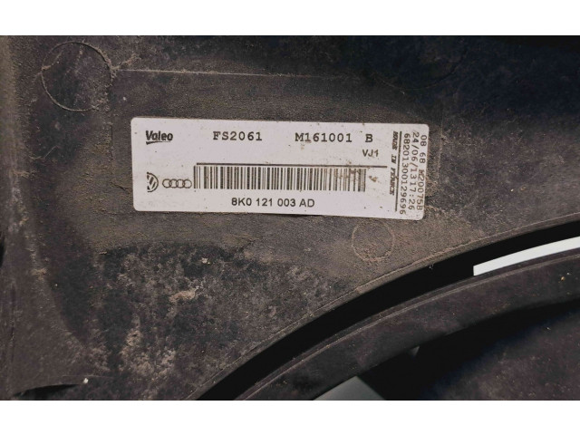 Вентилятор радиатора     8K0121003AD, 103KW    Audi Q3 8U 