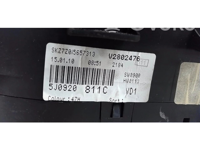 Přístrojová deska Skoda Roomster (5J) 2010 5J0920811CKD0