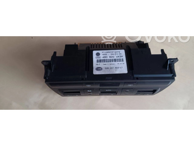 Блок управления климат-контролем 4B0820043H, 1200089 Audi A6 S6 C5 4B
