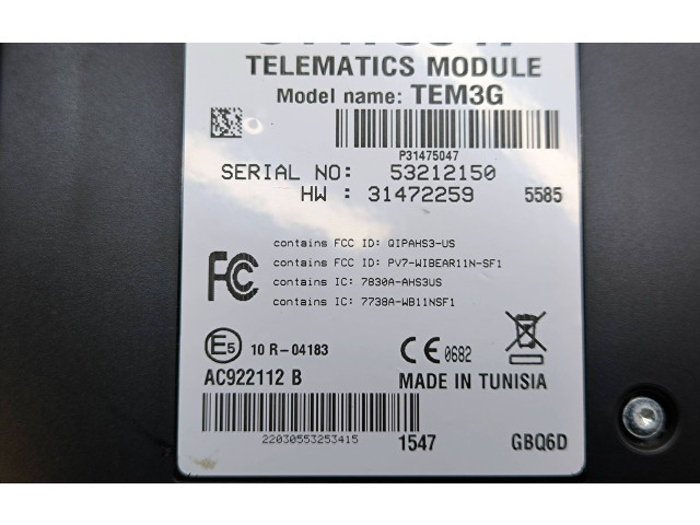 Блок управления 31475047, 31472259   Volvo XC90