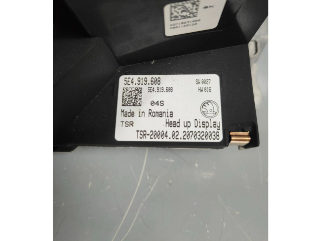 Дисплей 5E4919608 Skoda Octavia Mk4