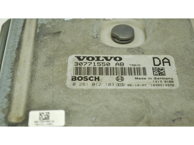 Блок управления двигателя 30771550, 0281012103 Volvo V70