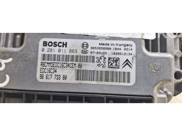 Řídící jednotka 9661773380, 9653958980 Citroen C4 I 2005