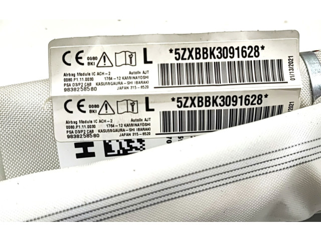 Боковая подушка безопасности 9838258580   Peugeot 2008 II