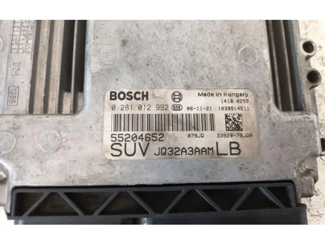 Řídící jednotka 0281012992, 0281012992 Fiat Sedici 2008