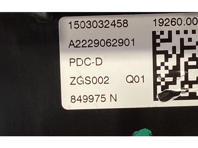 Pojistková skříňka A2229062901 Mercede-Benz S W222 2015