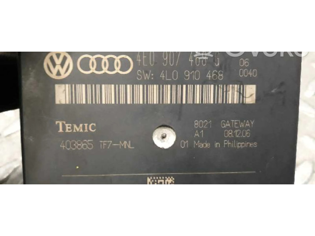 Блок управления 4E0907468G, 4L0910468 Audi A8 S8 D3 4E