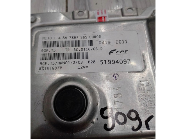 Řídící jednotka 51994097 Alfa Romeo Mito 2013