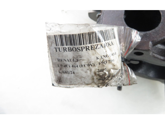 Турбина Renault Kangoo I 8200091350, 8200091350 для двигателя F9Q 790
