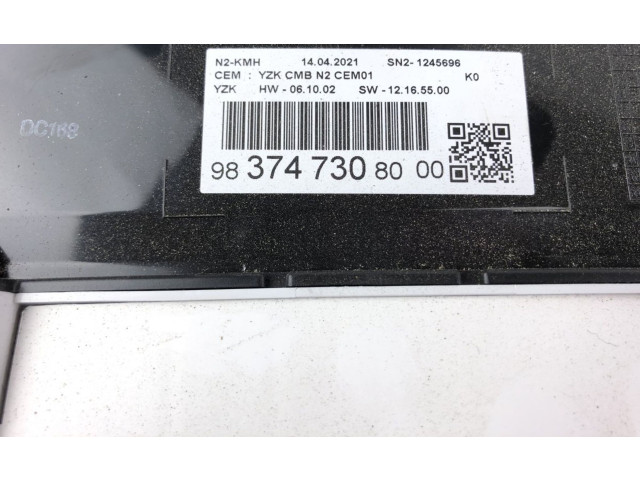 Přístrojová deska  Toyota Proace 2021 9837473080  