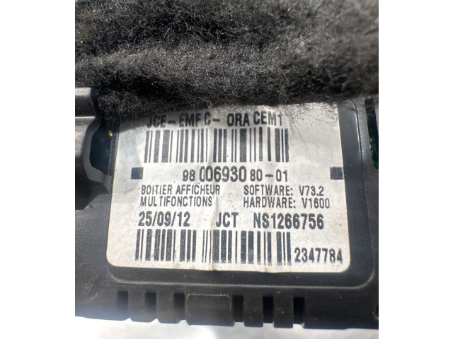 Дисплей    9800693080, 2347784   Citroen DS3