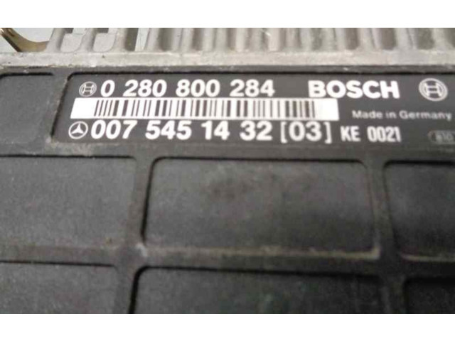Řídící jednotka 0075451432, 0280800284 Mercedes-Benz E W124 1988