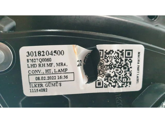 Zpětné zrcátko pravé Hyundai i20 (BC3 BI3) 2022 3018204500