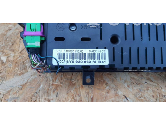 Панель приборов QQQQQ   Skoda Fabia Mk1 (6Y)       