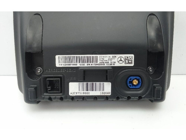 Дисплей    A2469001206   Mercedes-Benz A W176