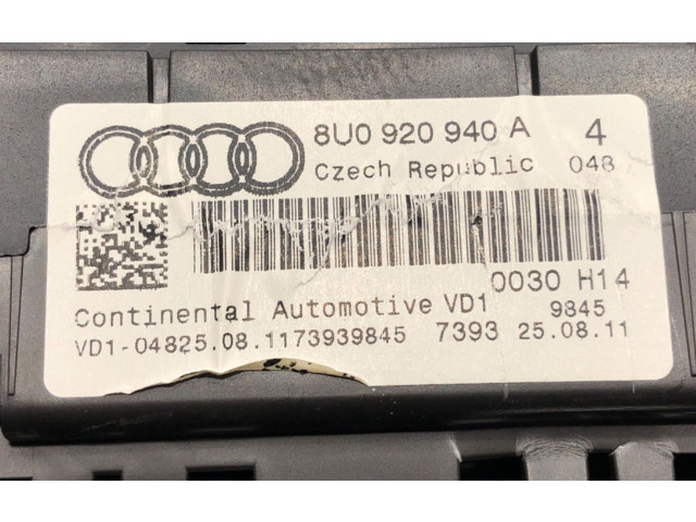 Панель приборов 8U0920940A Audi Q3 8U