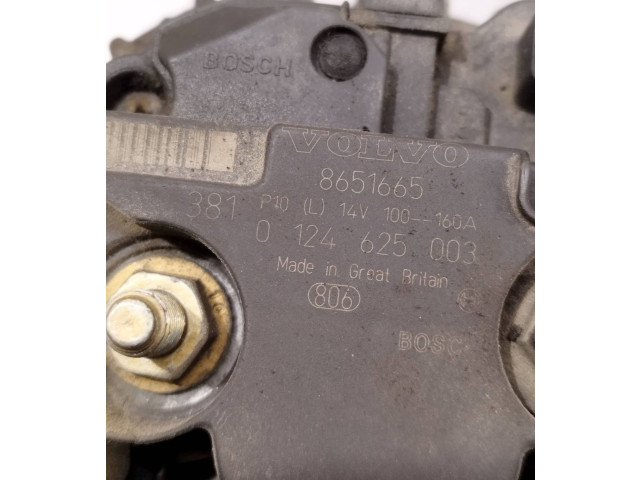 Генератор 8651665, 0124625003   Volvo XC90      