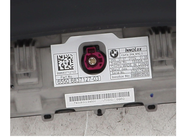 Дисплей 6550683712703 BMW 1 F20 F21