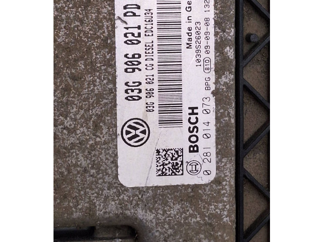 Řídící jednotka 03G906021CG, 0281014073   Volkswagen Caddy 2010