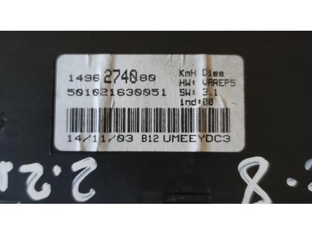 Панель приборов 501021630051, 1496274080 Citroen C8