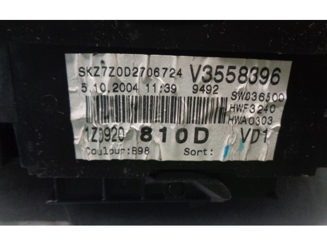 Панель приборов 1Z0920810D, A2C53032531 Skoda Octavia Mk2 (1Z)