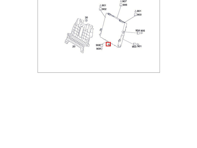 Блок управления A1699004800 Mercedes-Benz A W169