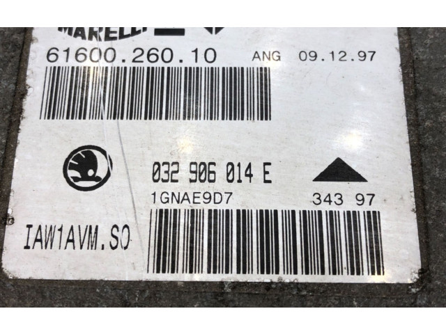 Блок управления двигателем Блок управления 032906014E Skoda Octavia Mk1 (1U)