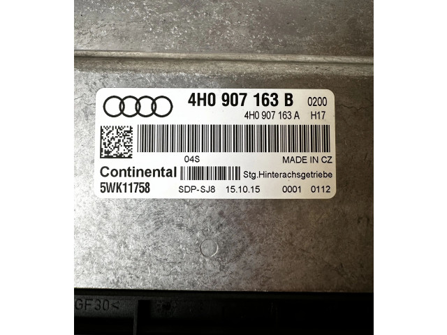Блок управления 4H0907163B, 5WK11758 Audi A7 S7 4G