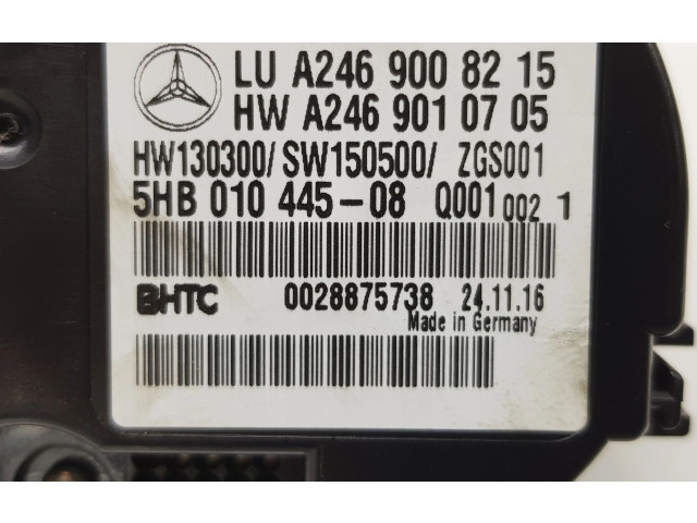 Блок управления климат-контролем A2469008215, A2469008215 Mercedes-Benz A W176