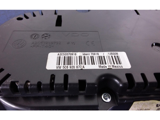 Панель приборов 5C6920870A, 5C6920870A Volkswagen Jetta VI