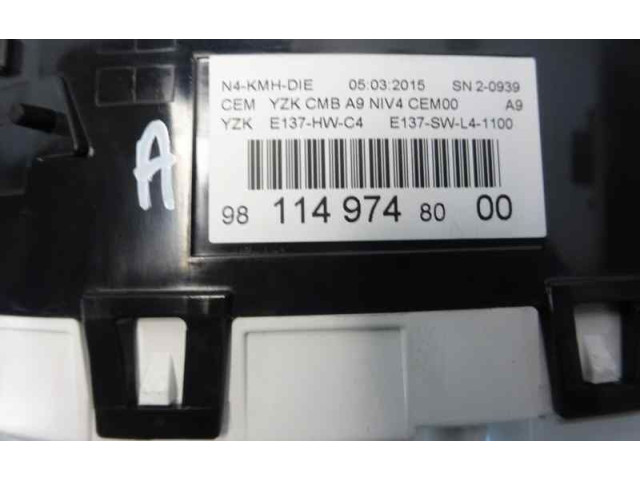 Панель приборов 9810204880 Peugeot 2008 I