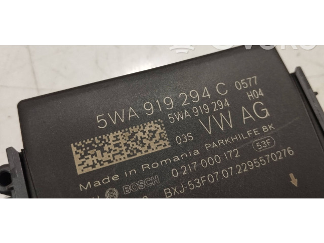 Блок управления парковки 5wa919294c   Skoda Octavia Mk4