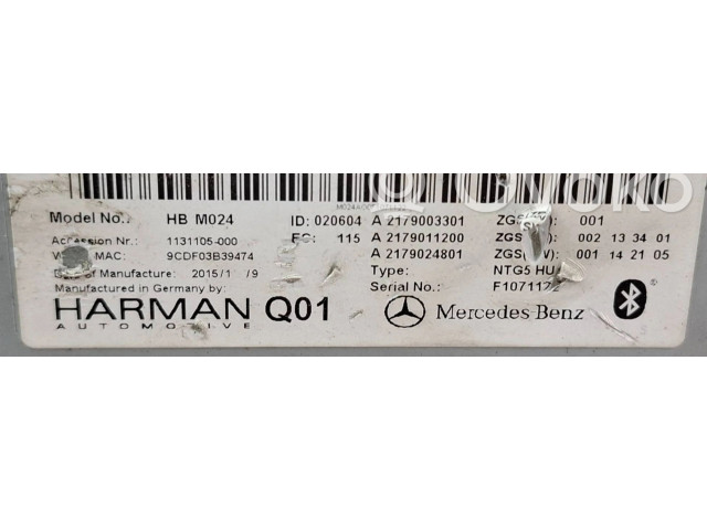 Pojistková skříňka Считывающее устройство навигации A2179003301 Mercedes-Benz CLS AMG C219 2016