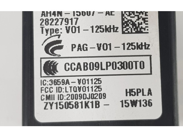 Блок управления AH4N15607AE, C2D2942   Jaguar XF X250