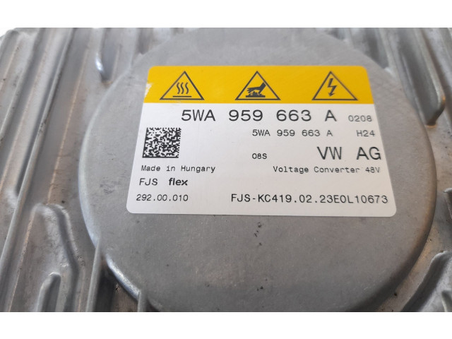 Блок управления 5WA959663A Skoda Octavia Mk4