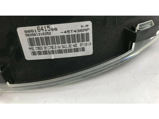 Přístrojová deska Citroen Berlingo 2016 9801641580, S1113