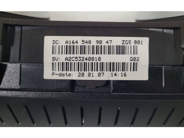 Панель приборов A1645409047, A2C53240810   Mercedes-Benz ML W164       